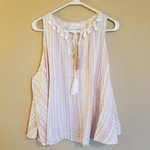 CLOSET CLOSING: Striped Tassle Tunic